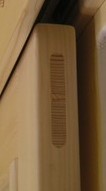 Dveře detail - čep, dlab